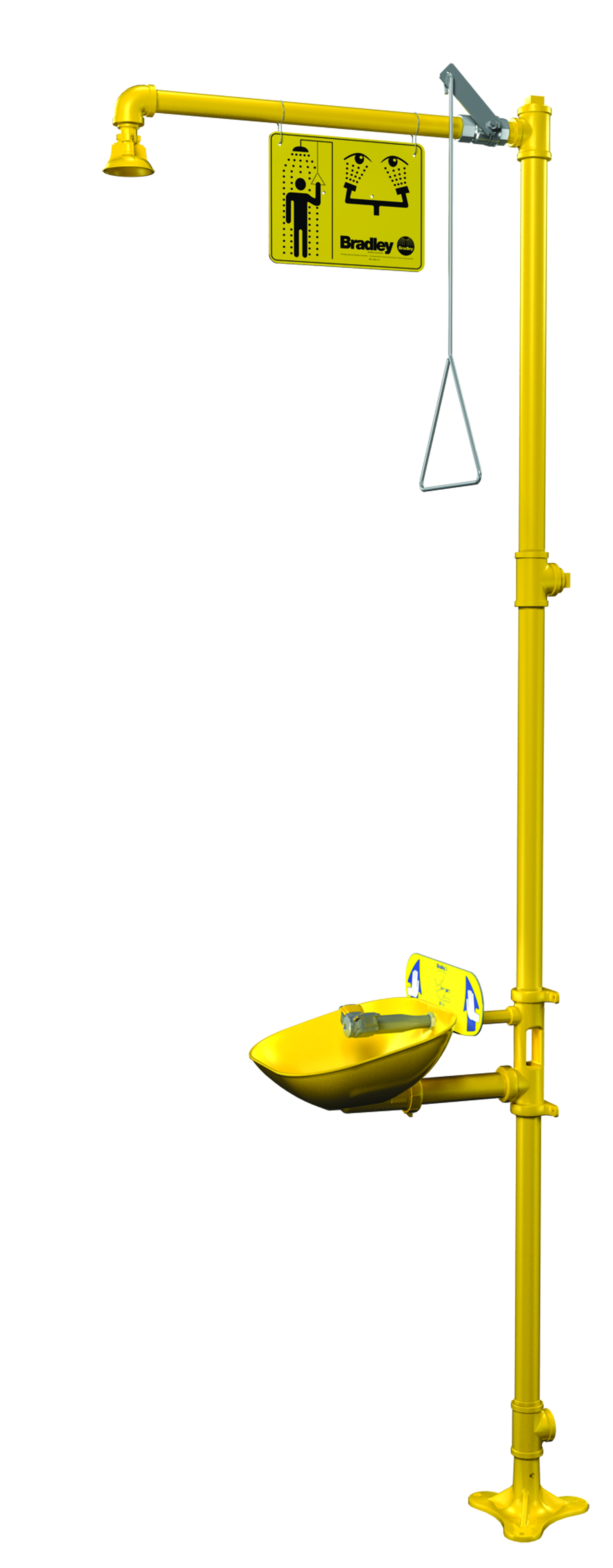 Bradley Halo S19314EW Combination Drench Shower and Eyewash Fixture Cat