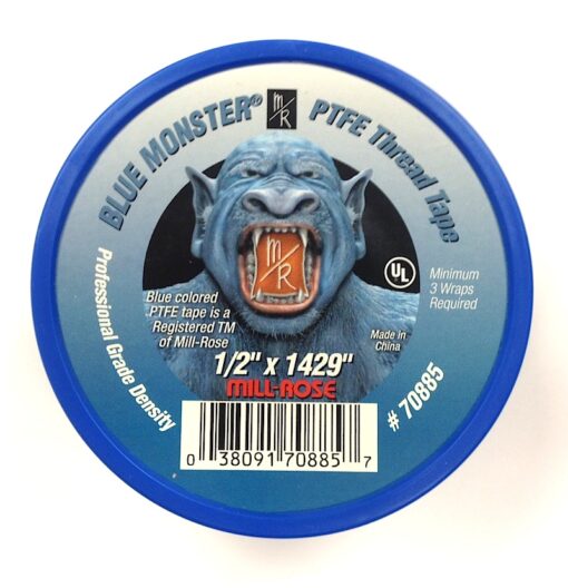 Blue Monster ½” X 1429” PTFE Tape #70885