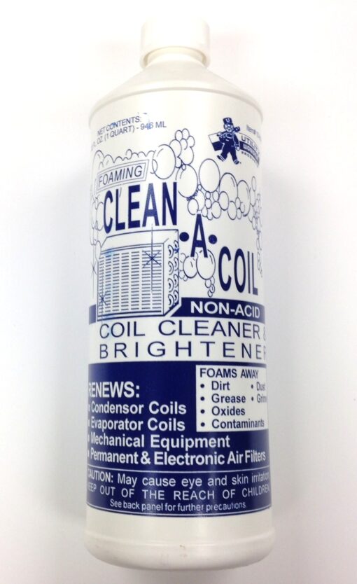 Utility ‘Clean A Coil’ Coil Cleaner #10-6510 1 Quart/Case Qty. 12