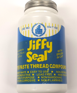 Crestline ‘Big Ben’ Jiffy Seal PTFE Paste Thread Compound 8 oz. Brush in Cap Cat No. 654T102