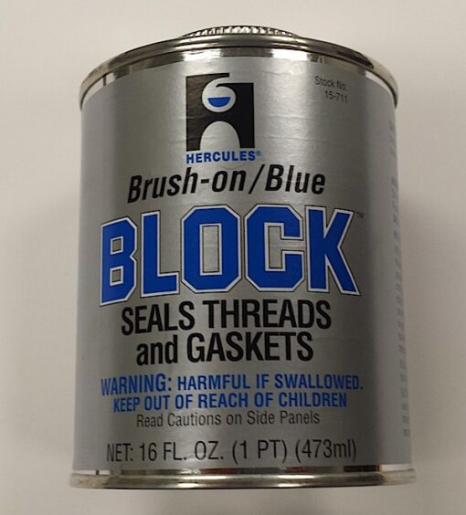 Hercules Brand Brush On Blue Block # 15-711 16oz. Cat. No. 656H006