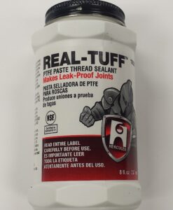 Hercules Brand REAL TUFF PTFE Paste Thread Sealant 8 oz. #15620/Cat. No. 656H010
