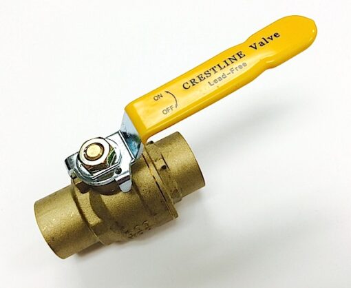 Crestline 1 ¼” C X C Full Port Lead Free Ball Valve