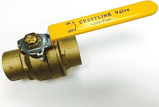 Crestline 2” C X C Full Port Lead Free Ball Valve