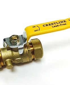 1” Compression Standard Port Lead Free Ball Valve