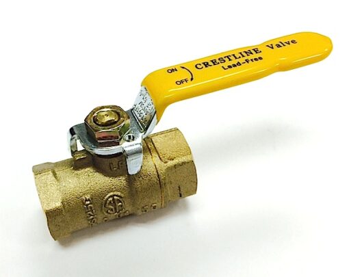 Crestline 1/2” IPS Full Port Lead Free Ball Valve