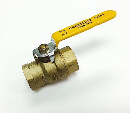 Crestline 3/4” IPS Full Port Lead Free Ball Valve