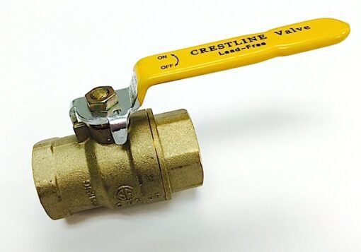 Crestline 1” IPS Full Port Lead Free Ball Valve