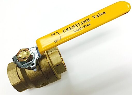 Crestline 2” IPS Full Port Lead Free Ball Valve