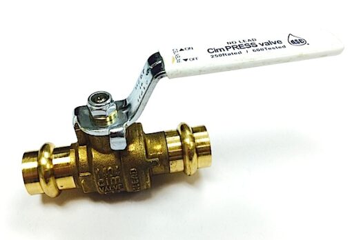 Cimberio #1220NL-04 ½” Press X Press Ball Valve