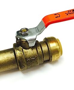 Cash Acme Sharkbite #24737LF 1” Push-Fit Slip Ball Valve