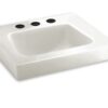 American Standard 0194.076.020 Roxalyn 8" Wall-Hung Sink Cat. No. 9AS0194