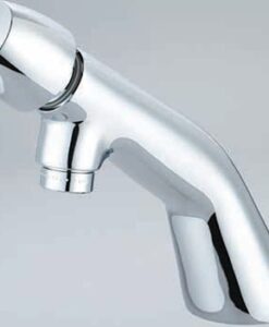 Central Brass 0356-AN2H Single Handle Hot Button Slow-Close Basin Faucet