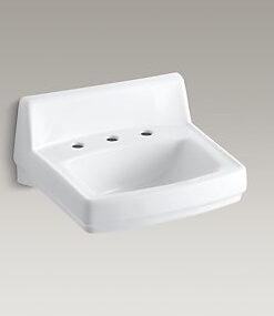 Kohler Greenwich K-2032-0 Sink 4" Centers Cat. No. 9KO6332