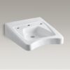 Kohler Morningside K-12634-0 Wheelchair Sink 11-1/2" Centers Cat. No. 9KO6334