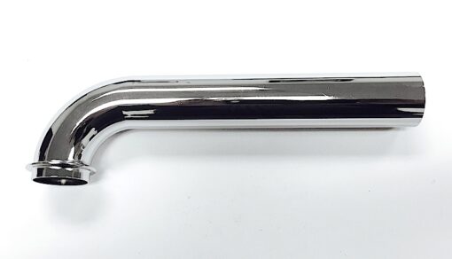 11/4" X 8" Chrome Plated Brass 17 Gauge Wall Arm Cat. No. 721C041