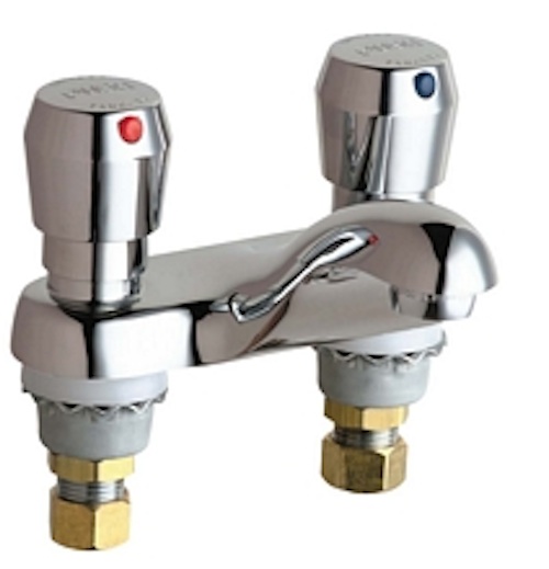 Chicago Faucet 802 665abcp Lavatory Metering Faucet Cat No