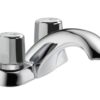 Delta Faucet 2507LF-HDF 2 Handle Lavatory Metering Faucet Cat. No. 9DE2507