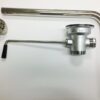 T&S Brass B-3952-01 Twist Lever Kitchen Waste w/Overflow 3-1/2" X 2" Cat. No. 729F113