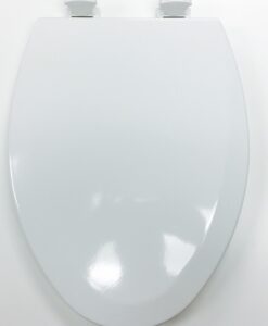 Bemis 1500EC-000 White Molded Wood Toilet Seat Cat. No. 856P011