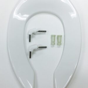 Bemis 2155CT-000 White Anti-Microbial Toilet Seat, Cat. No. 856P009