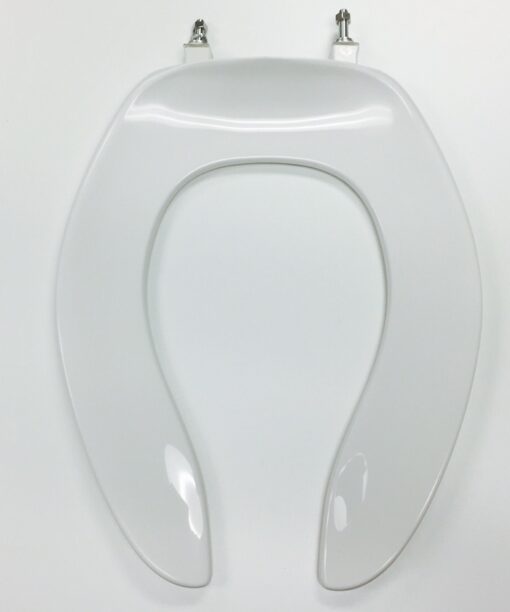 Centoco #500STSCCSS White Open Front Toilet Seat Cat. No. 856P048