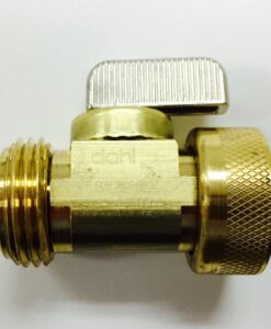 Brass 'PiggyBack' Garden Hose Shutoff Valve Cat. No. 765B025